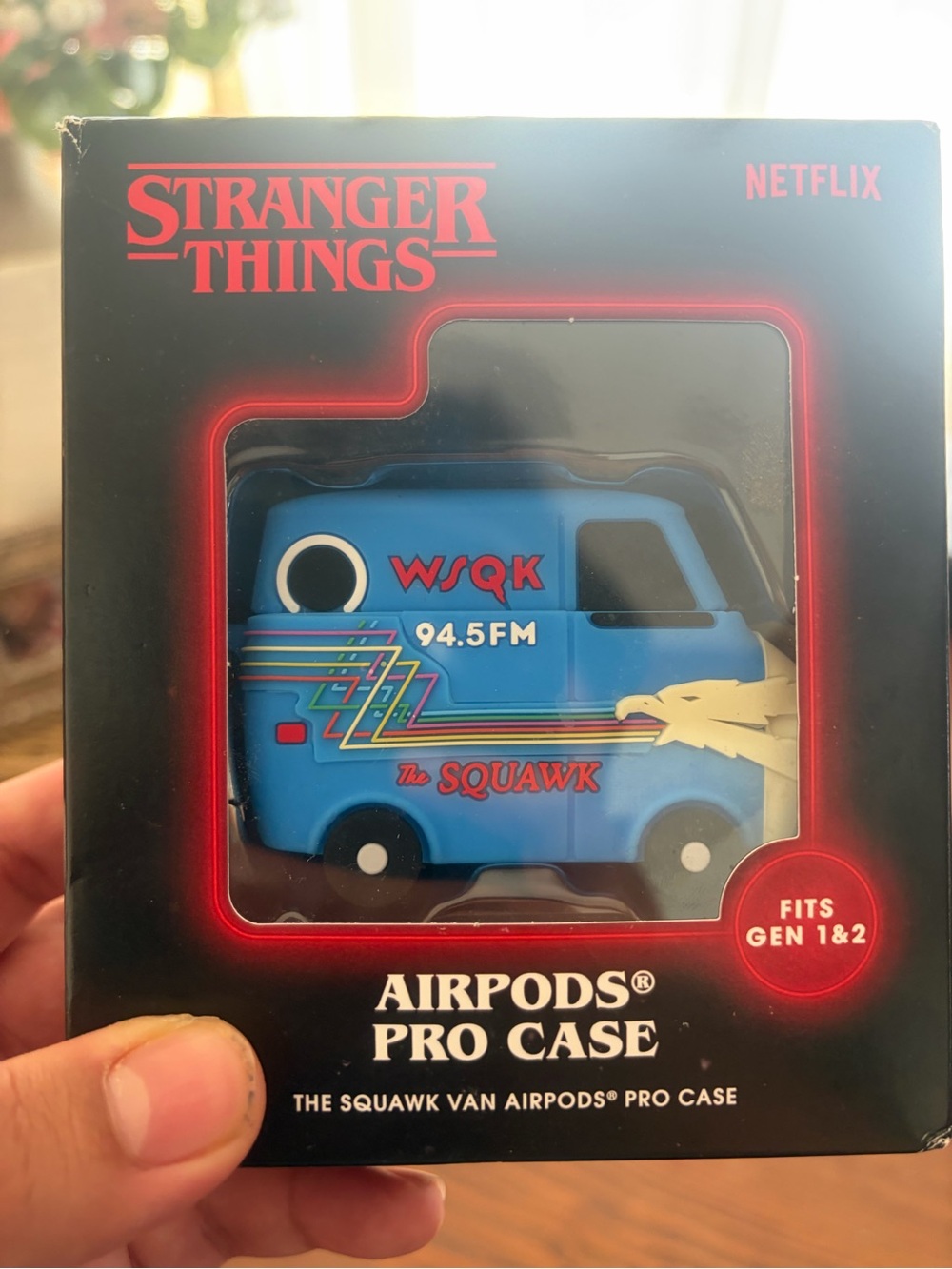 Stranger Things x AirPods Pro Case - Blue WSQK Squawk Van